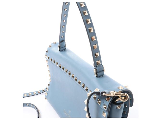 Valentino Garavani Borsa 2Way Rockstud Valentino in blu Beige - vista 3