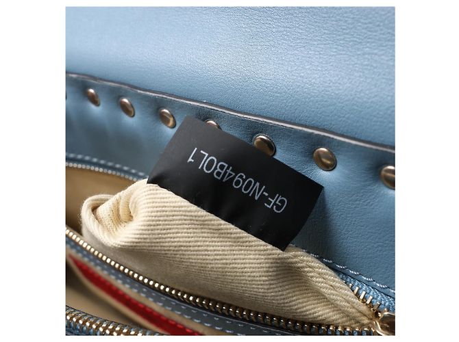 Valentino Garavani Borsa 2Way Rockstud Valentino in blu Beige - vista 9