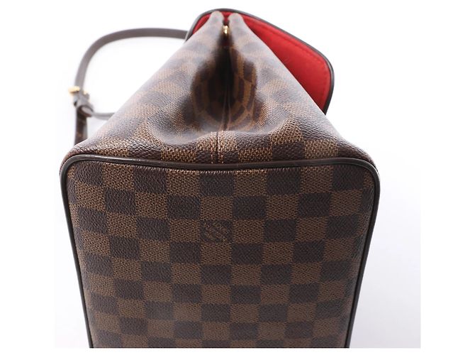 Borsa 2Way Louis Vuitton Bergamo PM Damier Ebene Marrone N41167 Rosso - vista 12