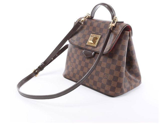 Borsa 2Way Louis Vuitton Bergamo PM Damier Ebene Marrone N41167 Rosso - vista 2