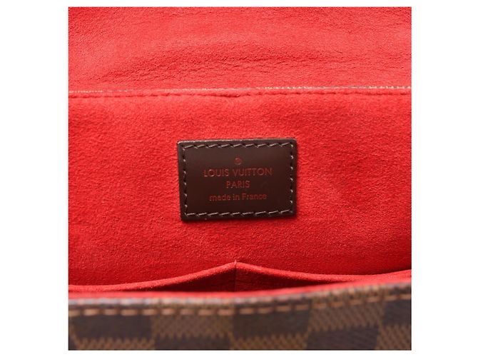 Borsa 2Way Louis Vuitton Bergamo PM Damier Ebene Marrone N41167 Rosso - vista 8