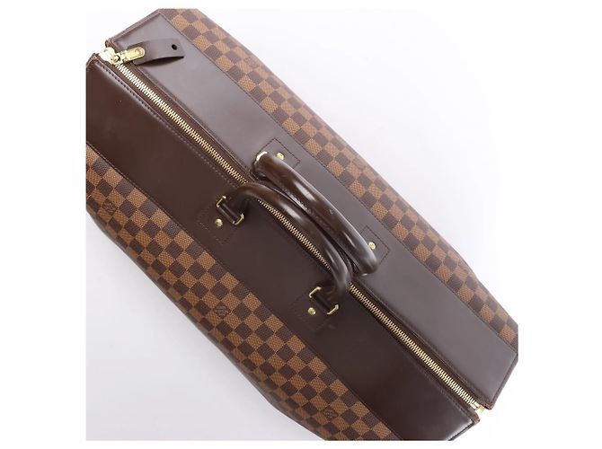 Borsa Louis Vuitton Greenwich GM Damier Ebene N41155 Rosso - vista 10