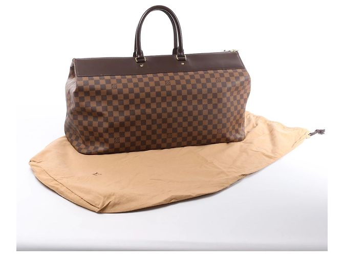 Borsa Louis Vuitton Greenwich GM Damier Ebene N41155 Rosso - vista 15