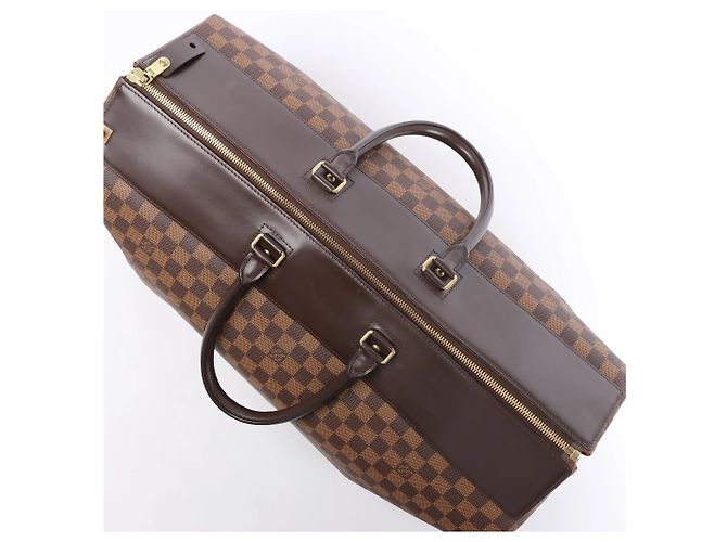 Borsa Louis Vuitton Greenwich GM Damier Ebene N41155 Rosso - vista 16