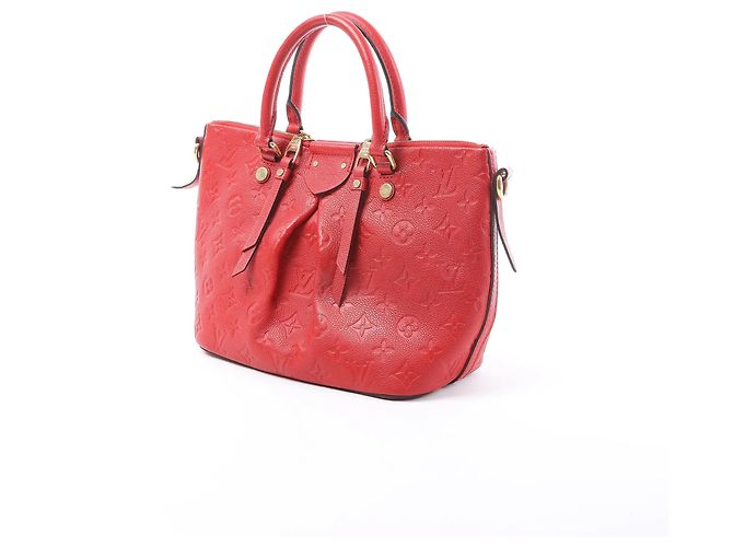 Borsa Louis Vuitton Mazarine PM Monogram Empreinte Rossa M50638 Rosso - vista 2