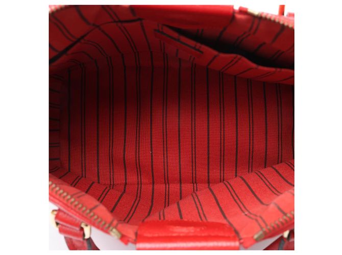 Borsa Louis Vuitton Mazarine PM Monogram Empreinte Rossa M50638 Rosso - vista 8
