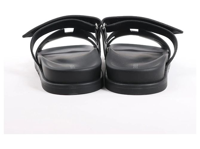 Hermès Sandali Cypre in pelle HERMES, Nero, Taglia 38.5 EU - vista 8