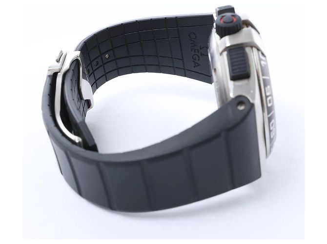 Omega Constellation Double Eagle 121.32.44.52.01.001 8507346 SS x Rubber Orologio con Quadrante Nero - vista 9