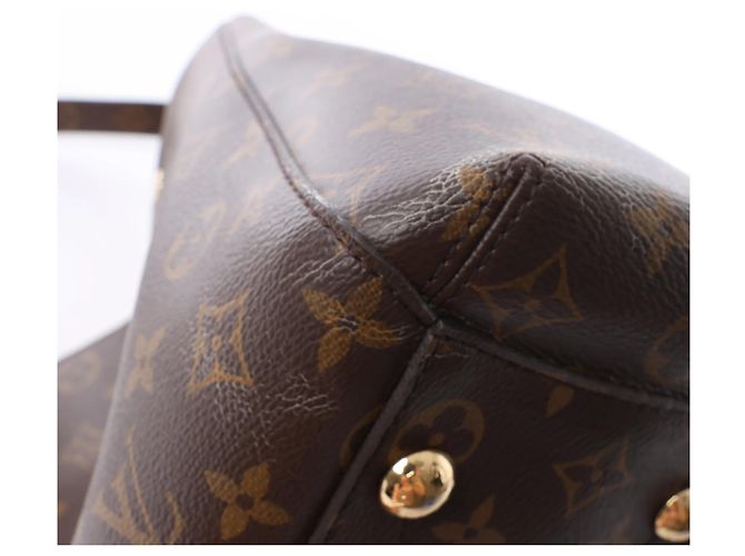 Borsa 2Way Louis Vuitton Montaigne MM in Monogram Canvas marrone M41056 Bordò - vista 13