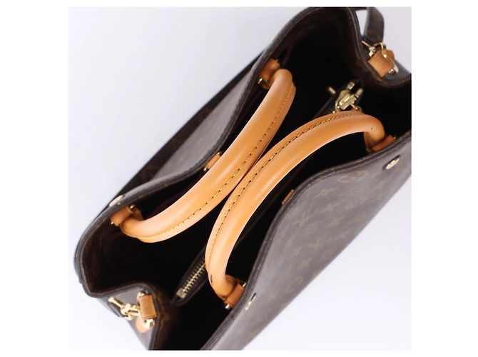 Borsa 2Way Louis Vuitton Montaigne MM in Monogram Canvas marrone M41056 Bordò - vista 6