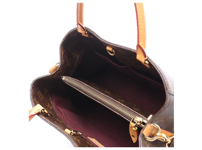 Borsa 2Way Louis Vuitton Montaigne MM in Monogram Canvas marrone M41056 Bordò - vista 8