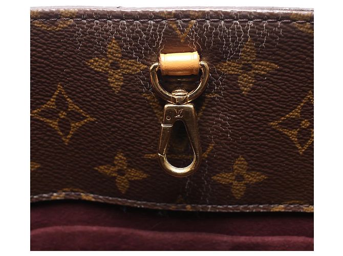 Borsa 2Way Louis Vuitton Montaigne MM in Monogram Canvas marrone M41056 Bordò - vista 9