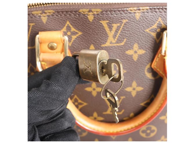 Borsa Louis Vuitton Alma PM Monogram Canvas Marrone M51130 - vista 11