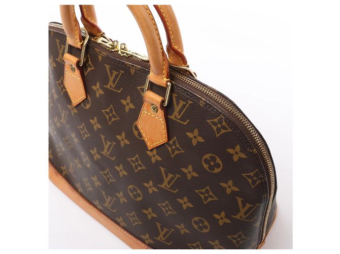 Borsa Louis Vuitton Alma PM Monogram Canvas Marrone M51130 - vista 13