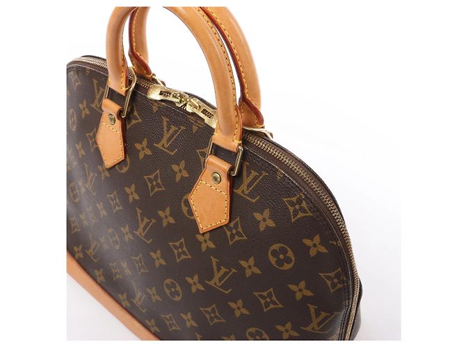 Borsa Louis Vuitton Alma PM Monogram Canvas Marrone M51130 - vista 14