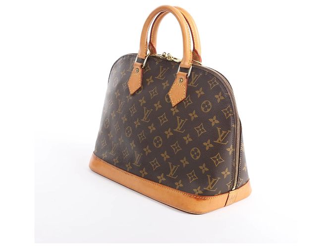 Borsa Louis Vuitton Alma PM Monogram Canvas Marrone M51130 - vista 3