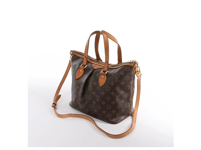 Borsa 2Way Louis Vuitton Palermo PM Monogram Marrone M40145 - vista 4
