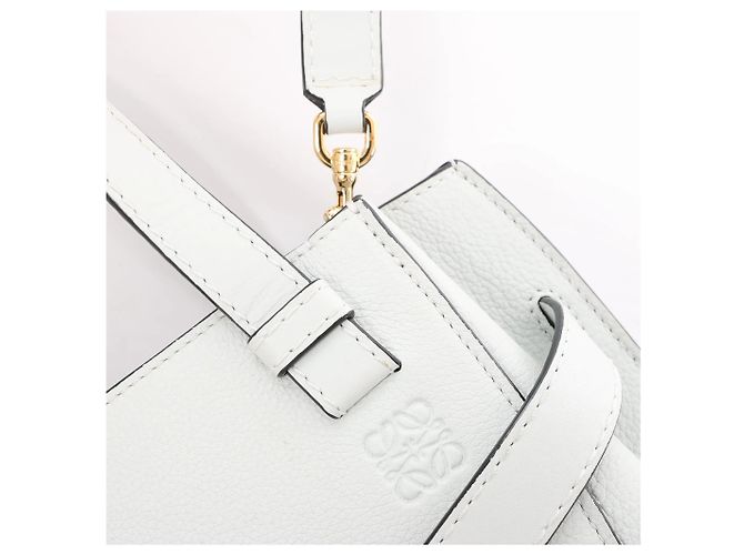 Borsa a mano 2Way in pelle LOEWE Gate Mini Top Handle in Gray Grigio - vista 11