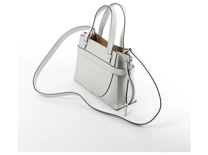 Borsa a mano 2Way in pelle LOEWE Gate Mini Top Handle in Gray Grigio - vista 4