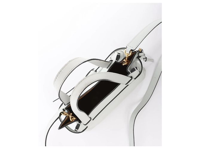 Borsa a mano 2Way in pelle LOEWE Gate Mini Top Handle in Gray Grigio - vista 6