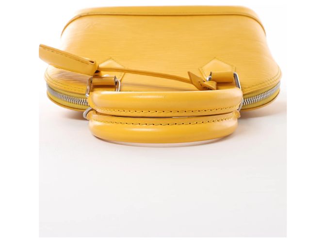 Borsa a mano 2Way Louis Vuitton Alma BB Epi Leather in Giallo M40866 - vista 4