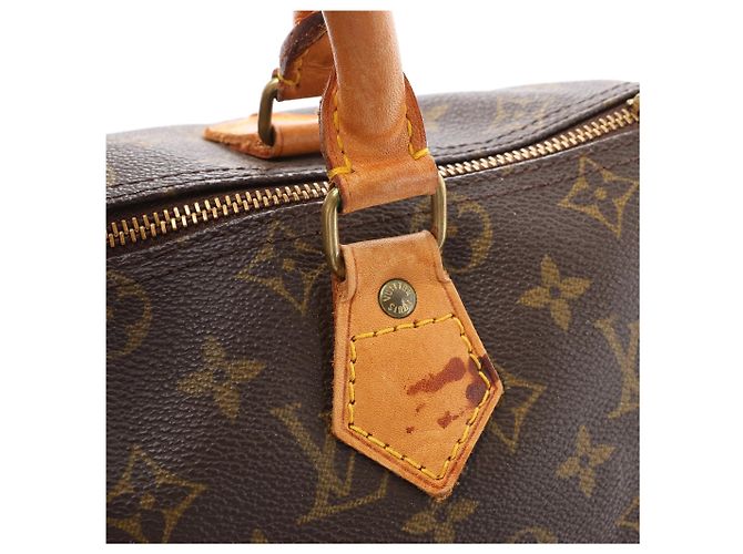 Bolsa Louis Vuitton Speedy 30 Monogram Canvas Marrom M41526 - vista 11