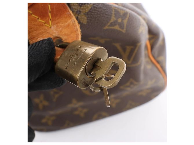 Bolsa Louis Vuitton Speedy 30 Monogram Canvas Marrom M41526 - vista 12