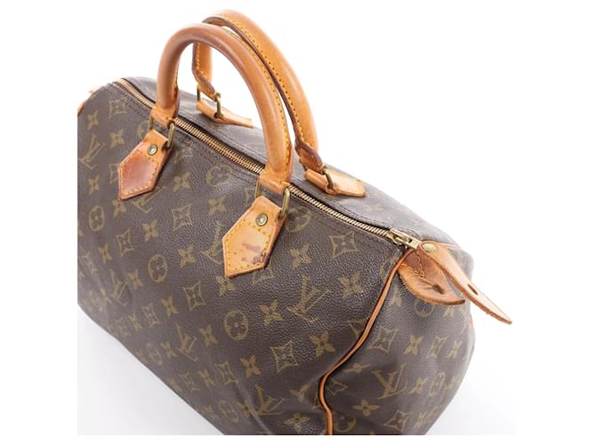 Bolsa Louis Vuitton Speedy 30 Monogram Canvas Marrom M41526 - vista 5