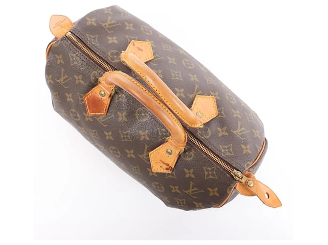 Bolsa Louis Vuitton Speedy 30 Monogram Canvas Marrom M41526 - vista 6