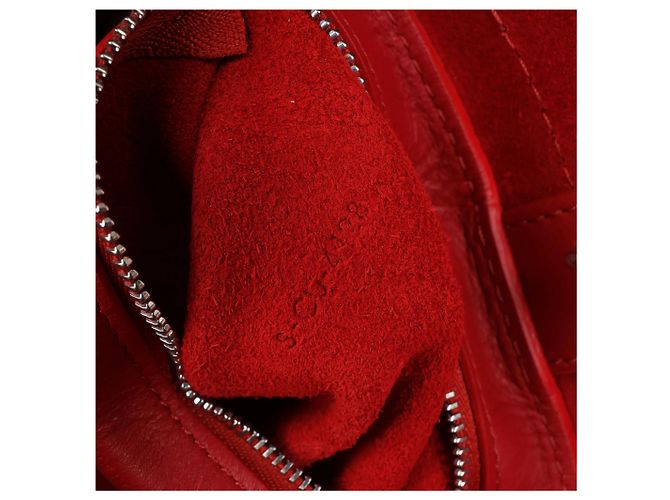 Céline CELINE Big Bag Small Leather 2way Handbag in rosso - vista 13