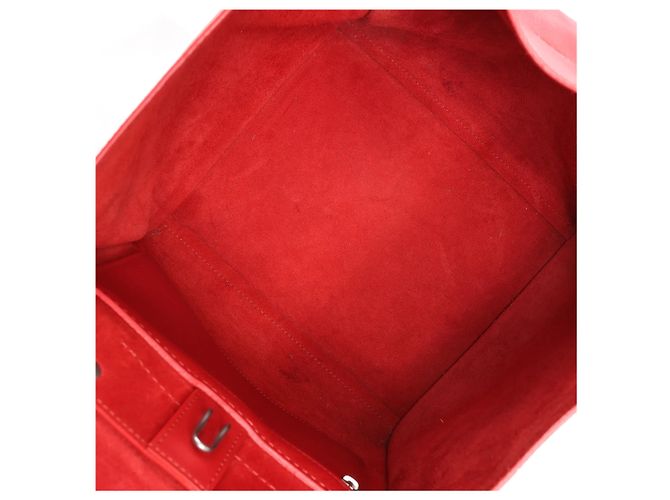 Céline CELINE Big Bag Small Leather 2way Handbag in rosso - vista 14