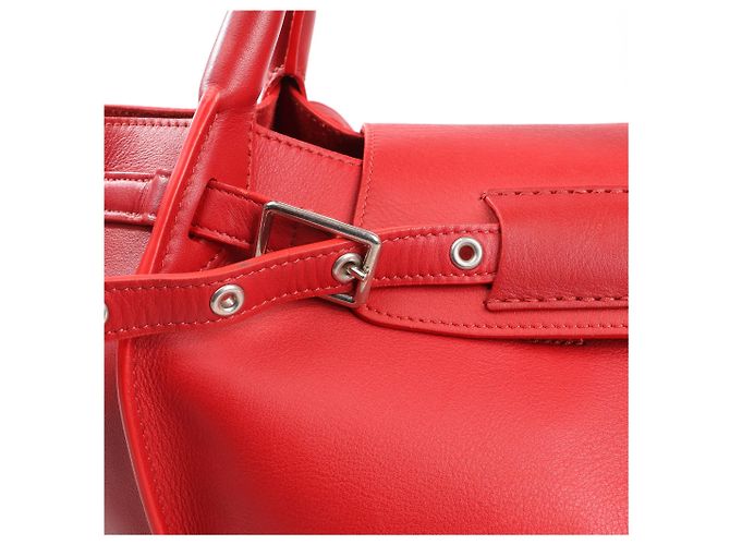 Céline CELINE Big Bag Small Leather 2way Handbag in rosso - vista 6