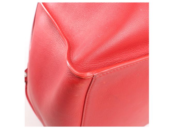 Céline CELINE Big Bag Small Leather 2way Handbag in rosso - vista 8