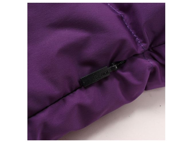 Fendi Pufferjacke Lila, Größe 44 - Ansicht 13