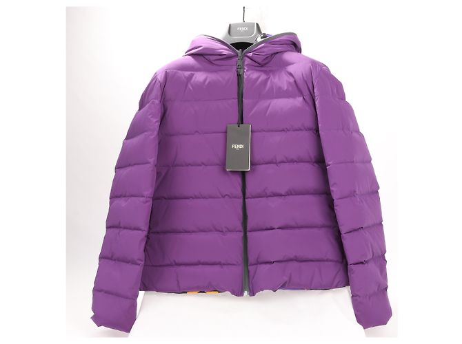 Fendi Pufferjacke Lila, Größe 44 - Ansicht 2