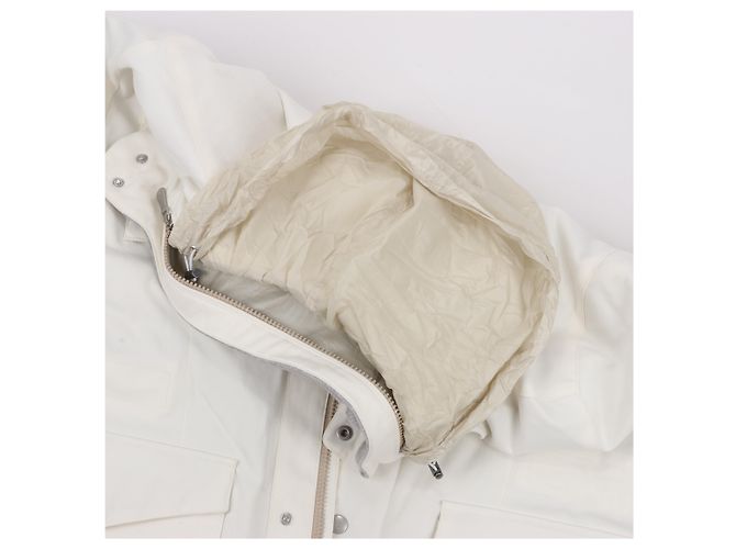 Autre Marque Weiße gesteppte Daunenjacke Eleventy, Größe 48 - Ansicht 8