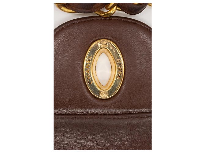 Timeless CHANEL Jumbo Classic Single Flap 30 cm Marrone Cioccolato - vista 11
