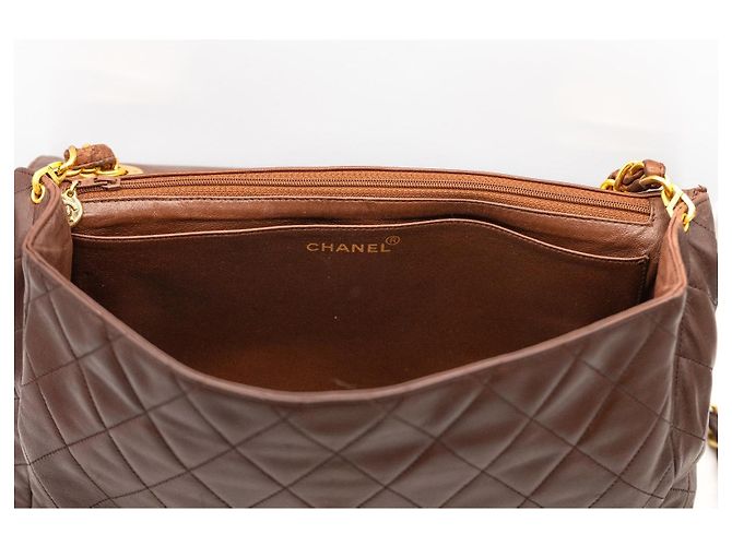 Timeless CHANEL Jumbo Classic Single Flap 30 cm Marrone Cioccolato - vista 14