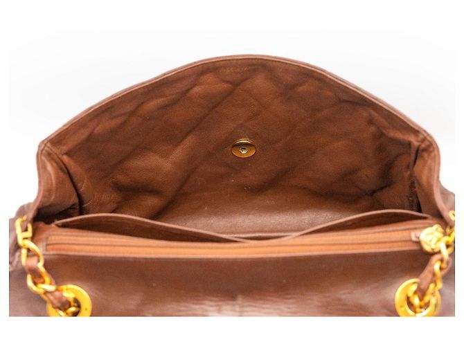 Timeless CHANEL Jumbo Classic Single Flap 30 cm Marrone Cioccolato - vista 16