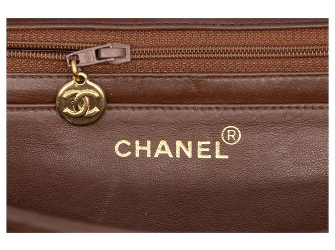 Timeless CHANEL Jumbo Classic Single Flap 30 cm Marrone Cioccolato - vista 18