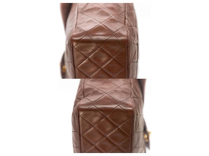 Timeless CHANEL Jumbo Classic Single Flap 30 cm Marrone Cioccolato - vista 9