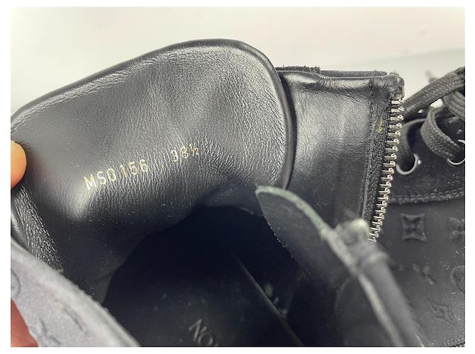Louis Vuitton Sneakers Alte Monogram Nero - vista 10