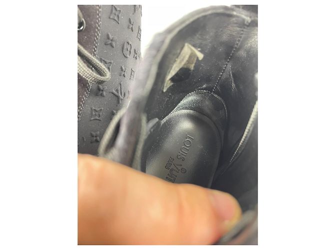Louis Vuitton Sneakers Alte Monogram Nero - vista 11