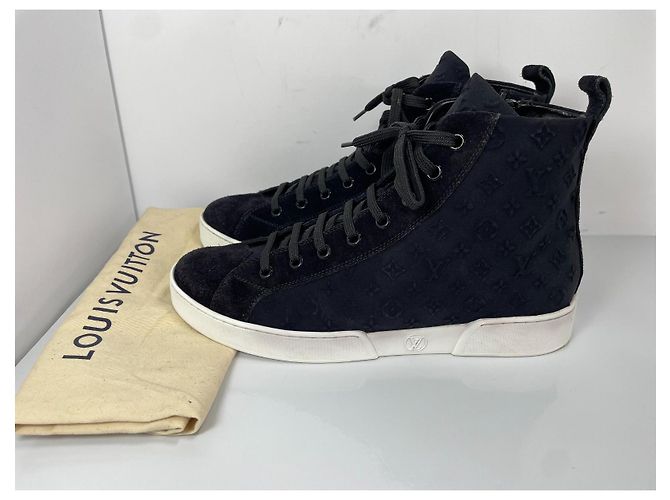 Louis Vuitton Sneakers Alte Monogram Nero - vista 2