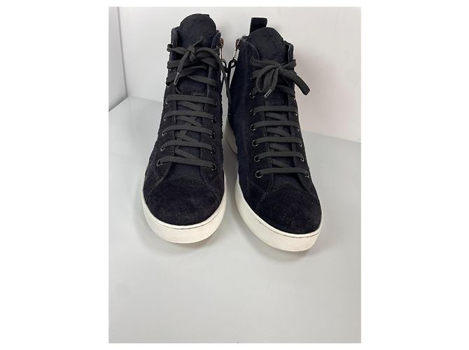 Louis Vuitton Sneakers Alte Monogram Nero - vista 4
