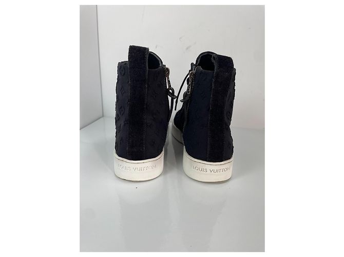 Louis Vuitton Sneakers Alte Monogram Nero - vista 5