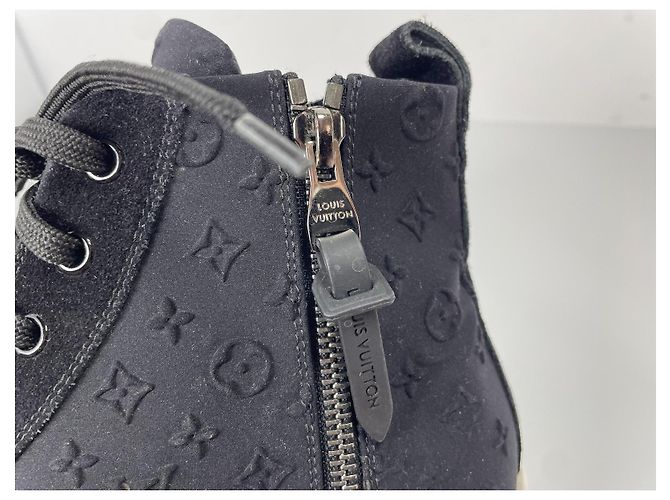 Louis Vuitton Sneakers Alte Monogram Nero - vista 9