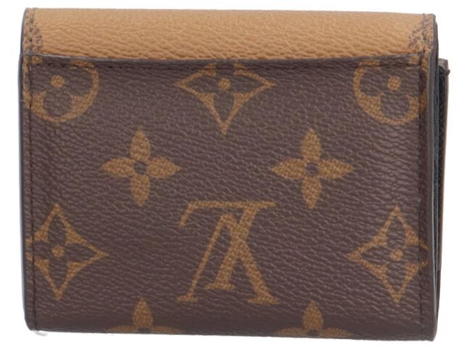 Cartera Louis Vuitton Portefeuille Zoe Monogram Tri-fold Wallet Castaño Multicolor Monograma - vista 2