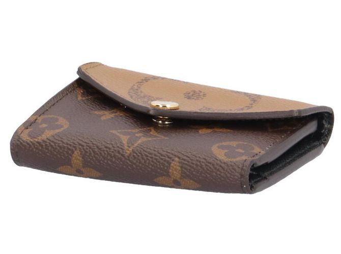 Cartera Louis Vuitton Portefeuille Zoe Monogram Tri-fold Wallet Castaño Multicolor Monograma - vista 4