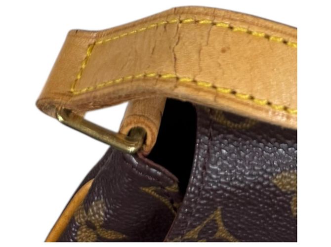 Borsa a tracolla Louis Vuitton Musette Salsa Short Monogram Marrone Multicolore Monogramma - vista 15